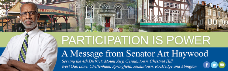 Participation is Power - Senator Art Haywood's Enews