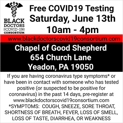 Free COVID-19 Testing For Philadelphia & Area Residents - Apply Here