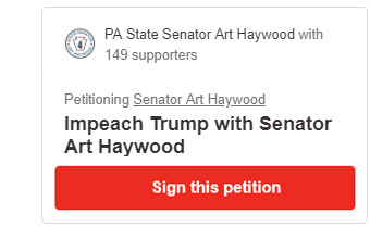 Impeach Trump with Senator Art Haywood