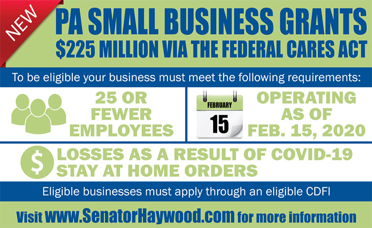 Small Business Grants Update