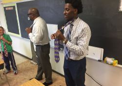 Mayo 17, 2017: Mentoring Day at Prince Hall Elementary School.
