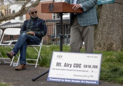 March 26, 2024: Mt. Airy CDC, in partnership with State Senator Art Haywood  announce Safe Steps Northwest, a groundbreaking initiative funded by an $818,000 grant from the PA Commission on Crime and Delinquency's Violence Intervention & Prevention program. 