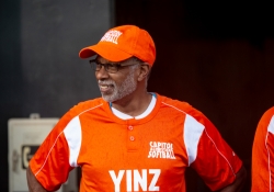 September 24, 2018: Senator Art Haywood participates in the 3rd annual Capitol All-Stars Game to fight hunger.