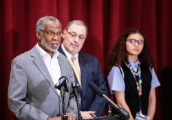 May 5, 2022: In honor of Cinco de Mayo, State Senator Art Haywood hosted a press conference to announce his legislation that provides Pennsylvania agencies with the ability to use diacritical marks on names on all Commonwealth-issued documents, such as driver&#039;s licenses, by July 1, 2024.