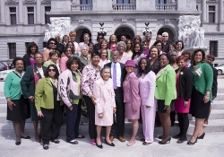 April 13, 2015: The Alpha Kappa Alpha sorority visited Harrisburg to lobby for SB400, my independent prosecutor bill to restore trust in our judicial system.