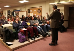 February 9, 2015: Teaching a Participation is Power Workshop at the Raise the Wage PA Coalition Kickoff Event in Harrisburg