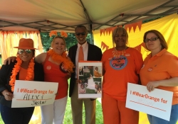 June 2, 2016: Senator Haywood joins Moms Demand Action and Mothers in Charge to #WearOrange on Gun Violence Awareness Day