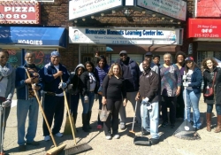 April 11, 2015: My staff and I participated in Rep. Dwight Evans' West Oak Lane clean-up during Philly Spring Clean-up Day.
