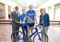 September 23, 2019: Senator Art Haywood welcomes Dr. Ric Baxter to Harrisburg. Dr. Ric Baxter, a national leader in Hospice and Palliative Care, is embarking on a bicycle tour the length of Pennsylvania to raise awareness of end-of-life care.