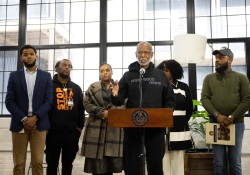 March 27, 2024– State Senator Art Haywood  hosted a Northwest Peace Summit as a regional convening of community organizers and external partners to coordinate gun violence intervention strategies to high crime blocks within Northwest Philadelphia. Senator Haywood was joined by Philadelphia Ceasefire, Gregory Jackson Jr. of the White House Office of Gun Violence Prevention, and additional regional partner organizations and organizers.
