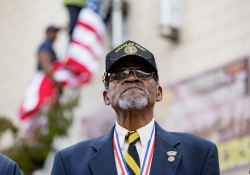 FNovember 9, 2018: In honor of Veterans Day, Senator Haywood held a ceremony to raise the flag at Lonnie Young Recreation Center and to pay tribute to our veterans.