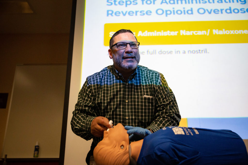 State Senator Art Haywood and State Representative Chris Rabb co-hosted an event to allow constituents to learn about Narcan nasal spray and how to save someone from an opioid overdose.