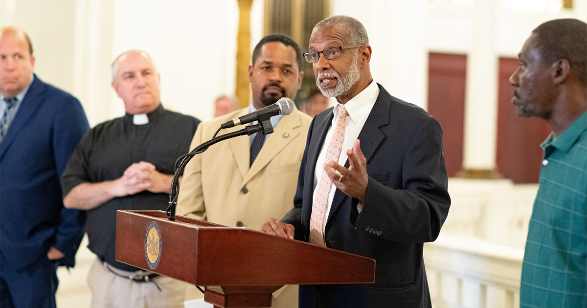 Senator Haywood, Members of The General Assembly, & Statewide Advocates Hosted News Conference Defending General Assistance
