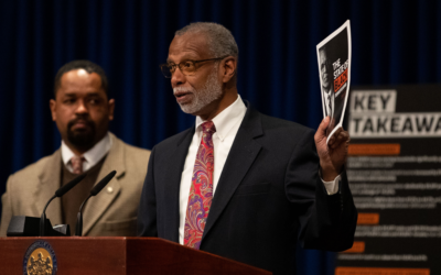 El senador Haywood publica el primer informe sobre la situación de la población negra en Pensilvania: Aumenta la clase media negra, disminuye la pobreza negra y aumentan los ingresos de los negros.
